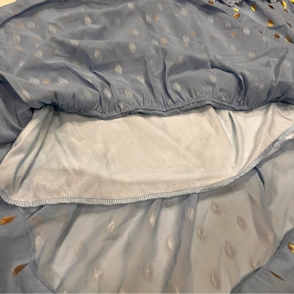 Bikinishe Blue Chiffon Boho tiered maxi dress - Picture 7 of 14